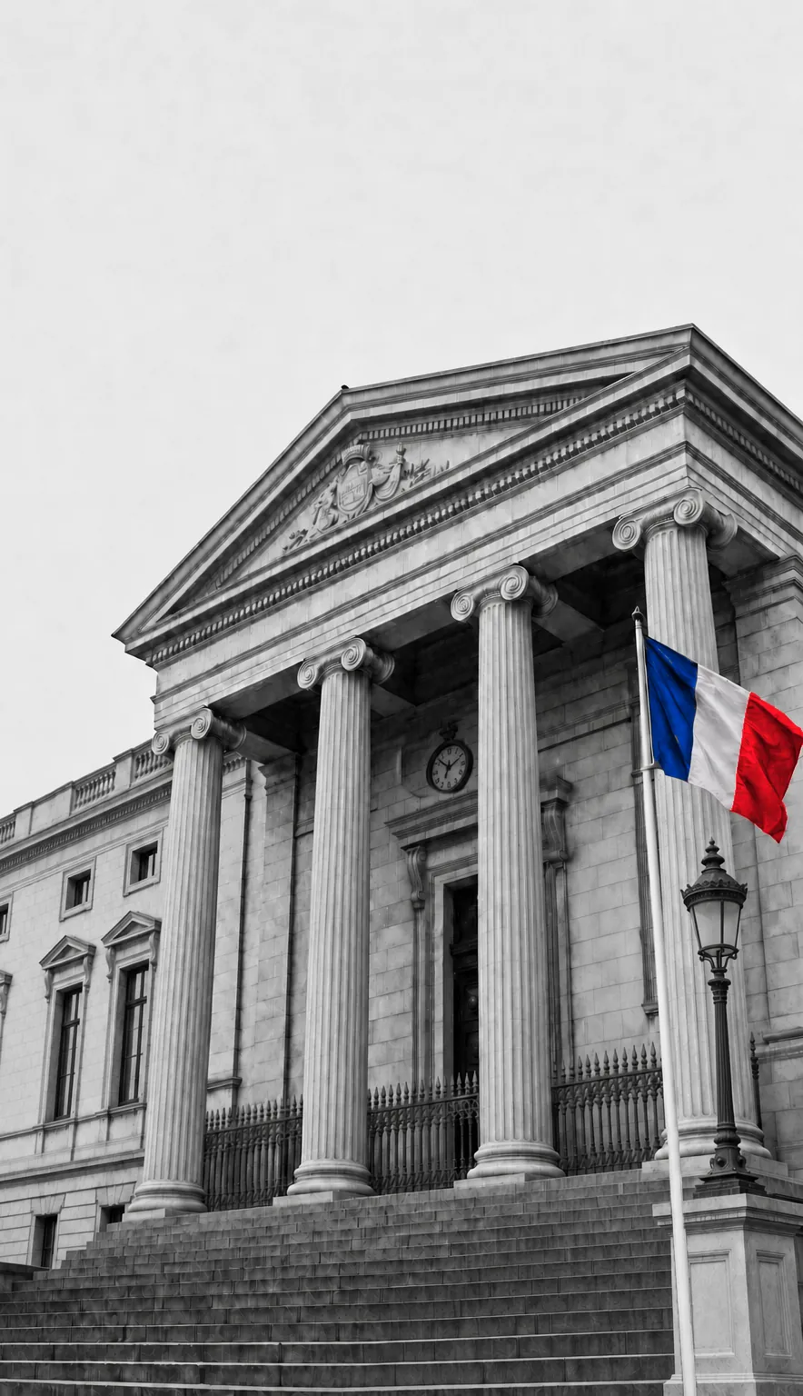 Façade d’un palais de justice
